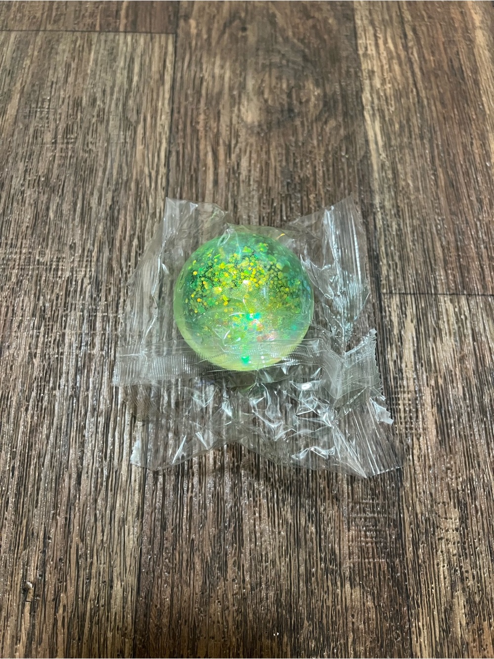 Green Glitter Squishy Ball